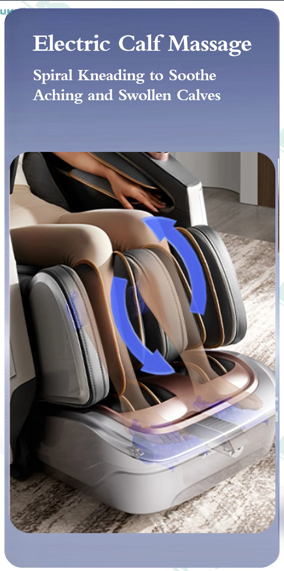 Dual Core 6D Massage Chair with SL Track, Heating Shawl, Thai Stretch & AI Voice - Full Body Zero Gravity Recliner