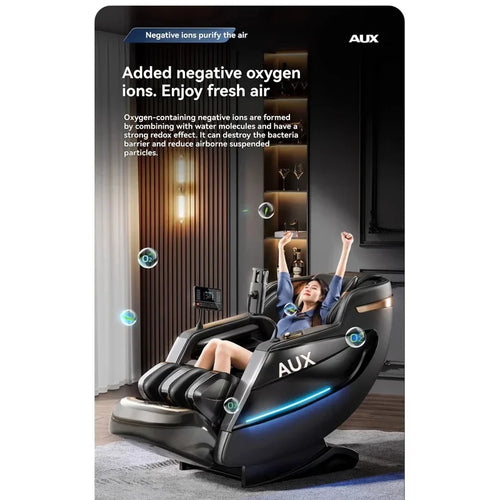 Dual-Core 6D+6D Massage Chair Full Body Zero Gravity Massage Recliner Chairs  Stretch Relaxation Massage Chair