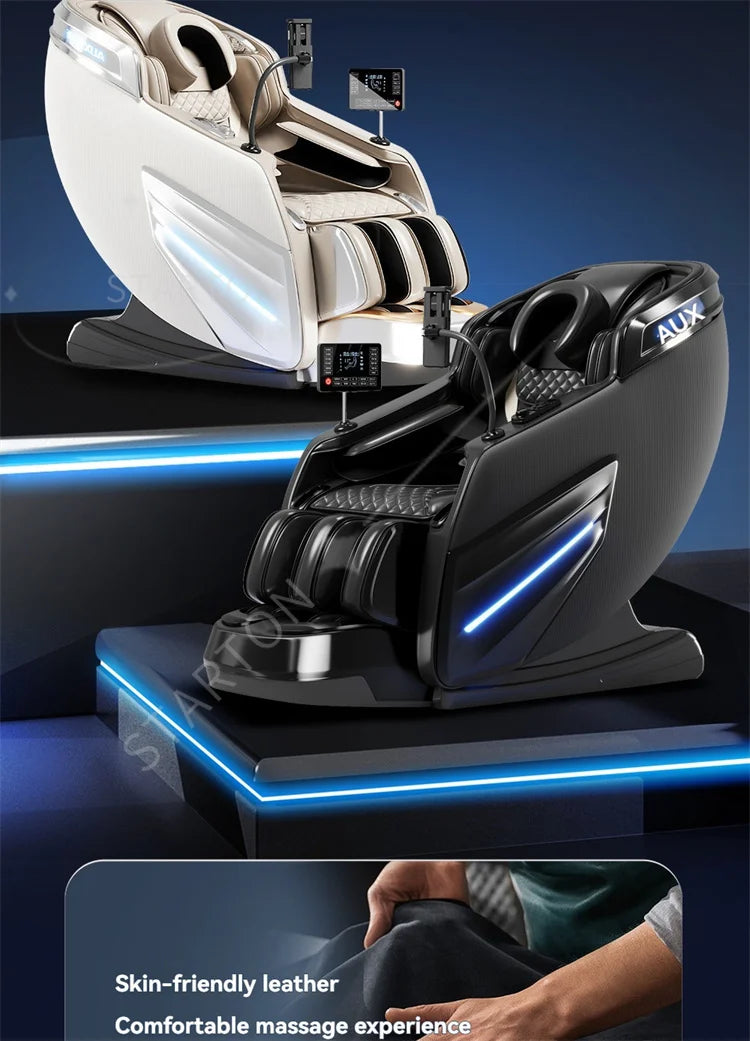 6D AUTO Massage Chairs Full Body Zero Gravity Relaxation Massage Recliner Chair With SL-Track Bluetooth Speaker Heating Massage